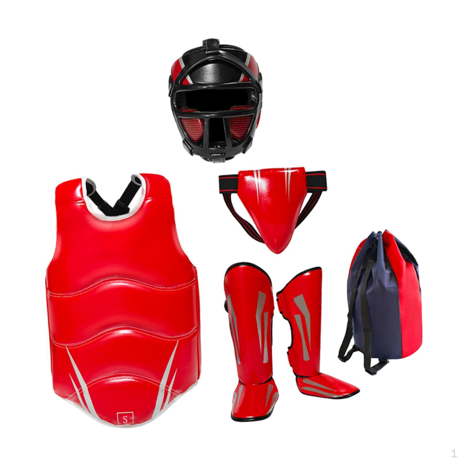 

Complete Martial Arts Protection Bundle for Sports S червоний