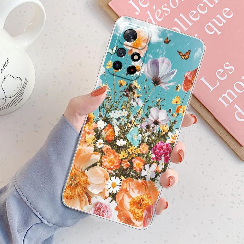 For Redmi Note 11S 5G Case For Redmi Note 11T Note11 11E Clear Cover Soft Silicone Phone Case For Redmi Note 11 Pro+ Plus Funda