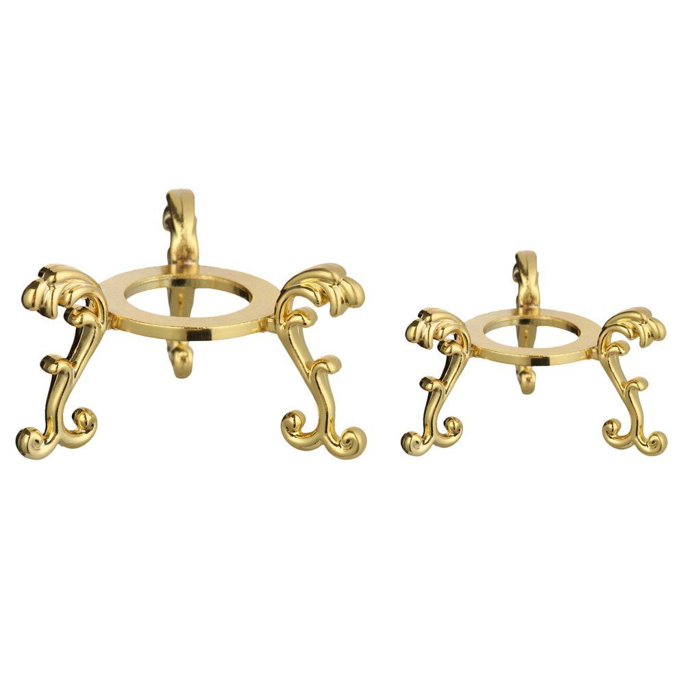 New Crystal Ball Metal Base Figurine Display Stand Handicraft Sphere Stone Support Holder Desktop Ornaments Photography Props