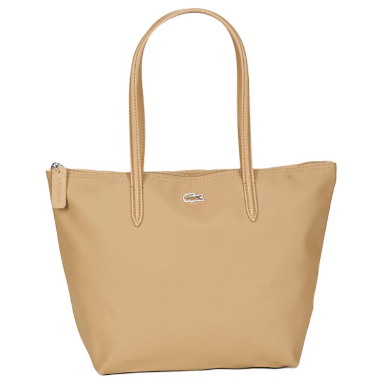 Lacoste Simple Fashion Versatile Shoulder Bag Women Shoulder Bag Beige NF1888POC87 Beige