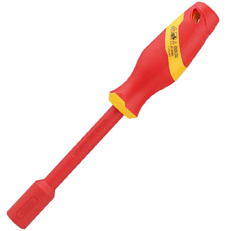 Professional Insulated Socket Wrench 1000V Safety Electrical Work Hexagonal Socket Screwdriver Tool For Electrician