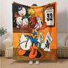 1pc. Cartoon Duck Family Christmas Decoration Blanket, Seasonal Home Decorative Throw Blankets for Couch Bed Sofa, Living Room, Travel, Camp