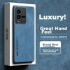 HotFire Phone Case for Vivo IQOO 10, Upgraded Skin-Like Matte Lens Full Protection Silicone Case - Coral Blue