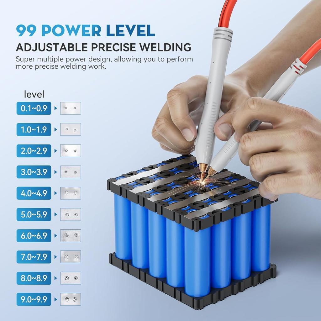 Awgem Spot Portable 5000mAh Mode Mini Spot Spot Welding DIY Battery Pack Repair Old Japanese Instructions Available for Download Welder, 99-Stage