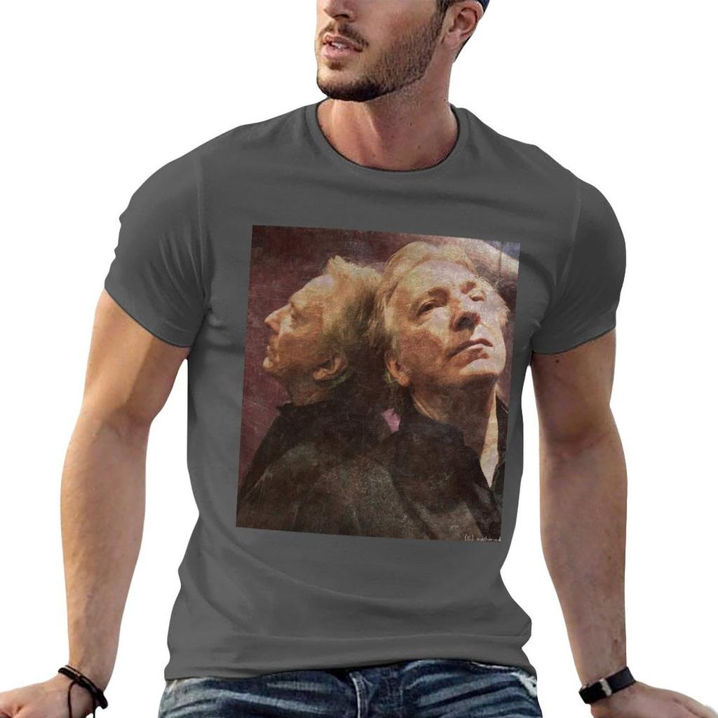 Alan RickUnisex TShirt Casual Graphic Print Tee