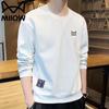 Mao Ren Men's Casual Crew Neck Long Sleeve T-Shirt