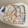 1 Fresh Flower Bag Spring and Summer Thin Cotton Shoulder Bag Crossbody Bag Large Capacity Women's Bag