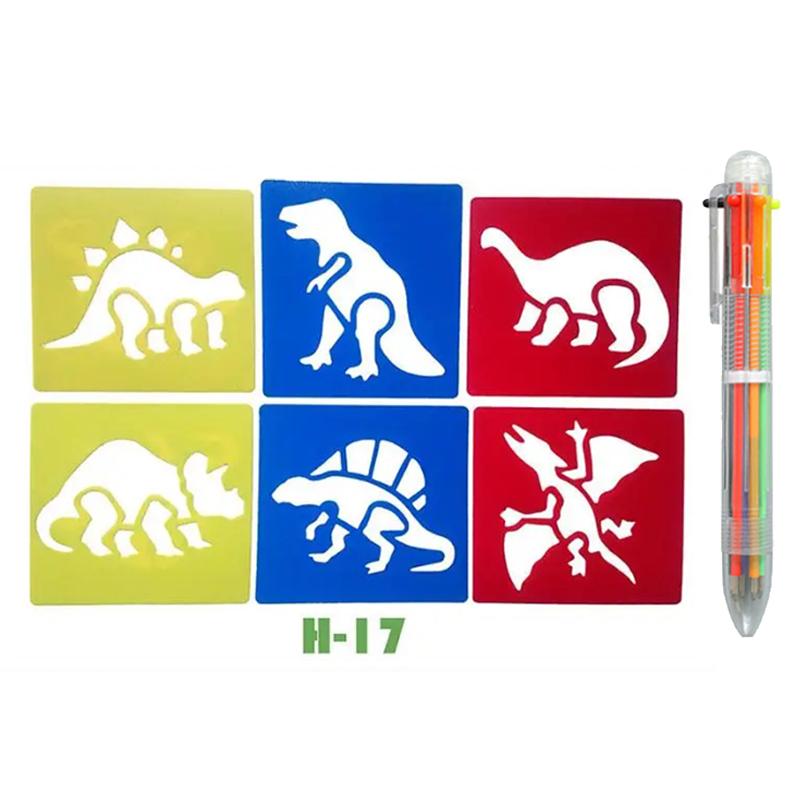 Kids Drawing Stencils Washable Reusable for Cartoon Themed Shape Template For Kid Toddlers Preschool Template Painting TMZ