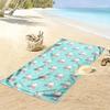 Cute Cat and Sun Pattern Beach Towel Beach towel quick-drying for travel outdoor sports jogging beach and swimming