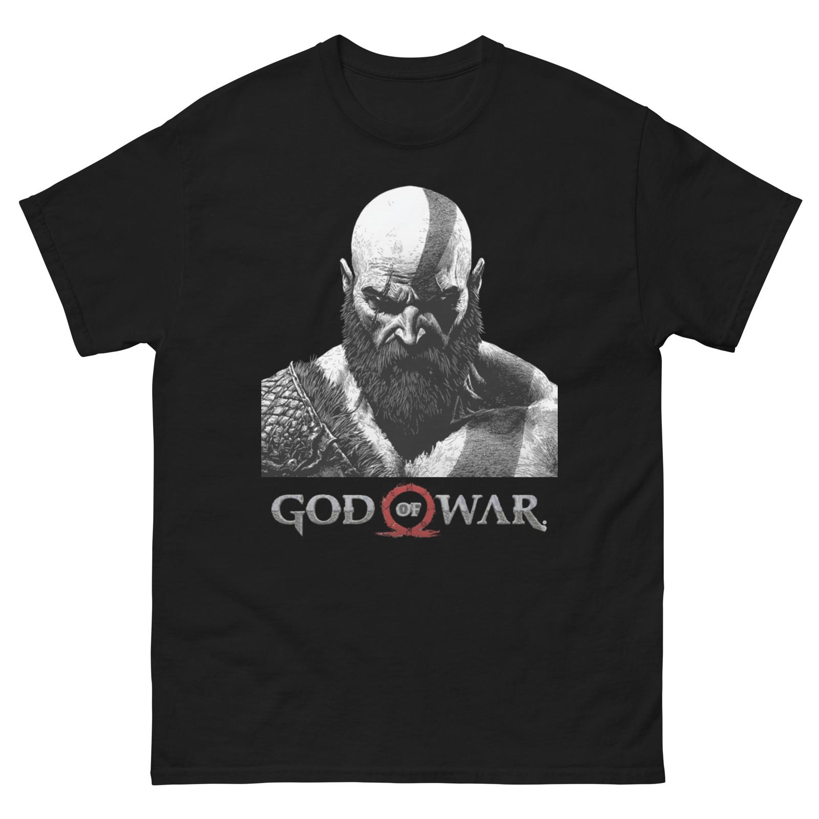 God of War Kratos Gamer Tee, Unisex, Multiple Colors, God of War Kratos T-Shirt Mens Womens Tees Top XL