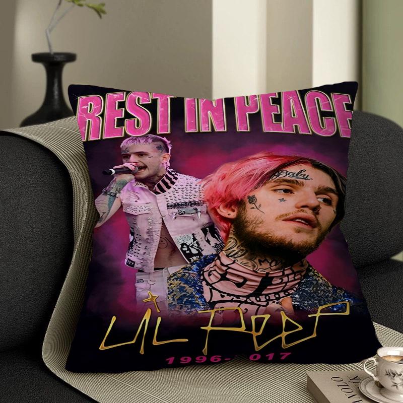 Lil Peep Pillow Gift Home Office Decoration Pillow Bedroom Sofa Car Cushion CoverPillow Case