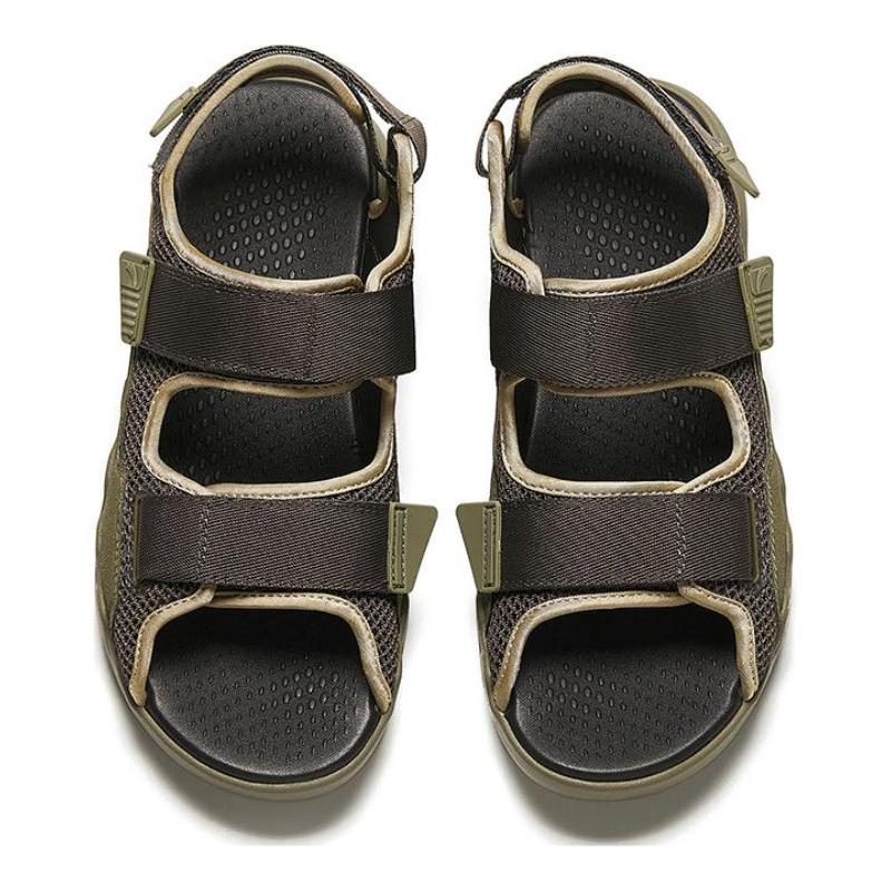 Anta Beach Sandals Men's Olive Green 112438508-2