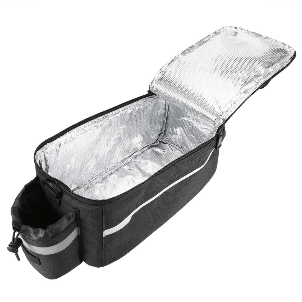 Lixada Insulated Trunk Cooler Bag Cycle Bicycle Rear Rack Storage Luggage Bag Reflective MTB Bike Pannier Bag Shoulder