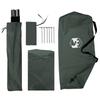 Car Canopy Olive Green 308 X 215 X 220 Cm Polyester and Steel