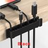 Multipurpose Self-Adhesive Buckle Nail-Free Cable Clips Plastic Cable Organizer Clips Winder Desktop Cord Management Cable Holde