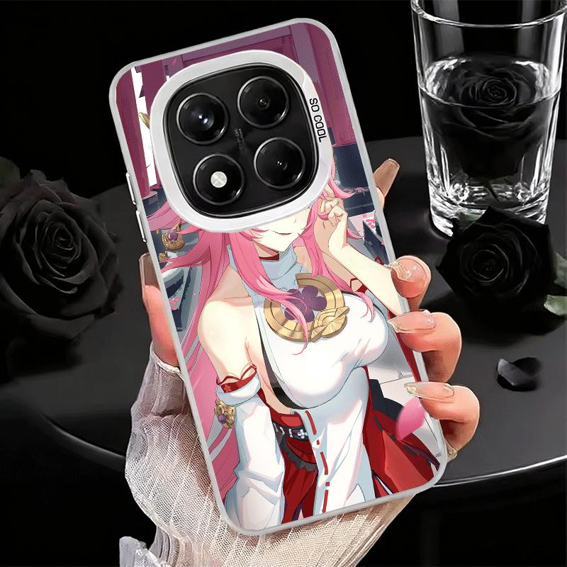 Genshin Impact Yae Miko Soft Phone Case for Xiaomi Redmi Note 13 14 15 Pro Plus 12S 12 11S 11 11T 10S 10 Shockproof Cover Back S