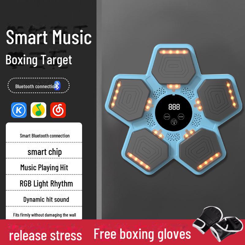 Kid's Smart Music Boxing Trainer: Wall-Mounted Exercise & Training Toy
