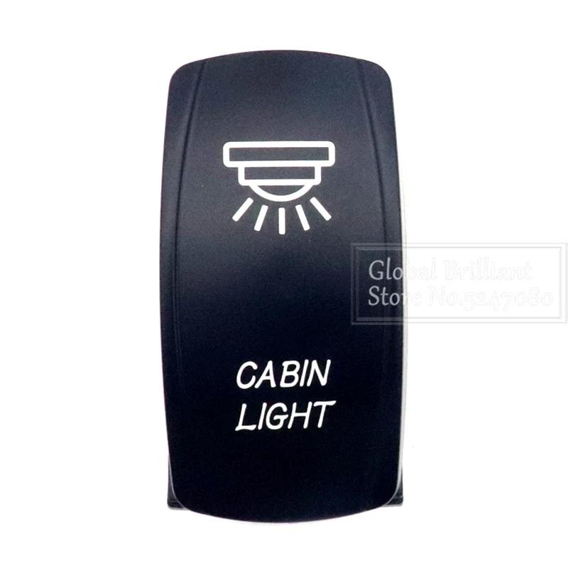 For Car Truck Marine 12V/20A 24V/10A Boat Rocker Switch Toggle 5Pin SPST / 7Pin DPDT ON-Off Switch with LED Light