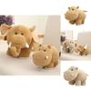 Peluche Realistici di Ippopotamo ed Elefante per Regali di Compleanno dei Bambini