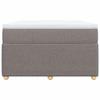 Cadre de lit avec matelas - Maison Exclusive - 120x190 cm - Housse amovible - Tissu polyester