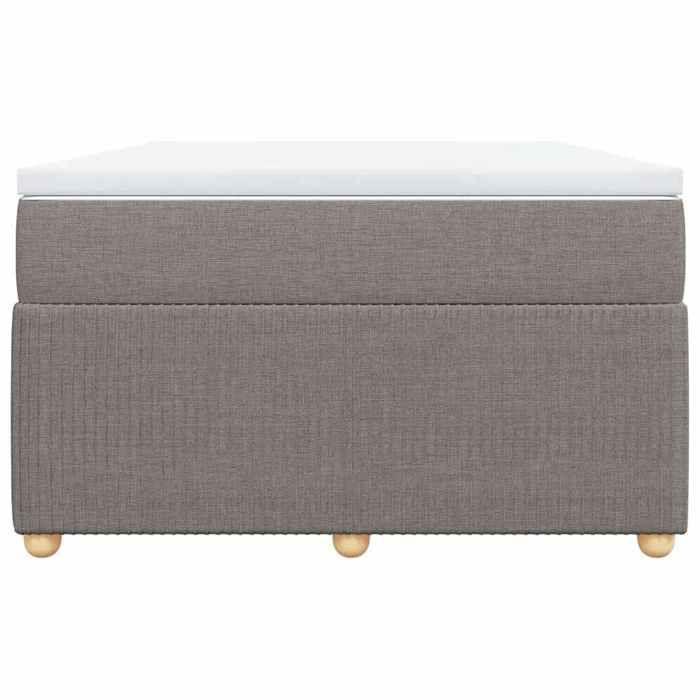 Cadre de lit avec matelas - Maison Exclusive - 120x190 cm - Housse amovible - Tissu polyester