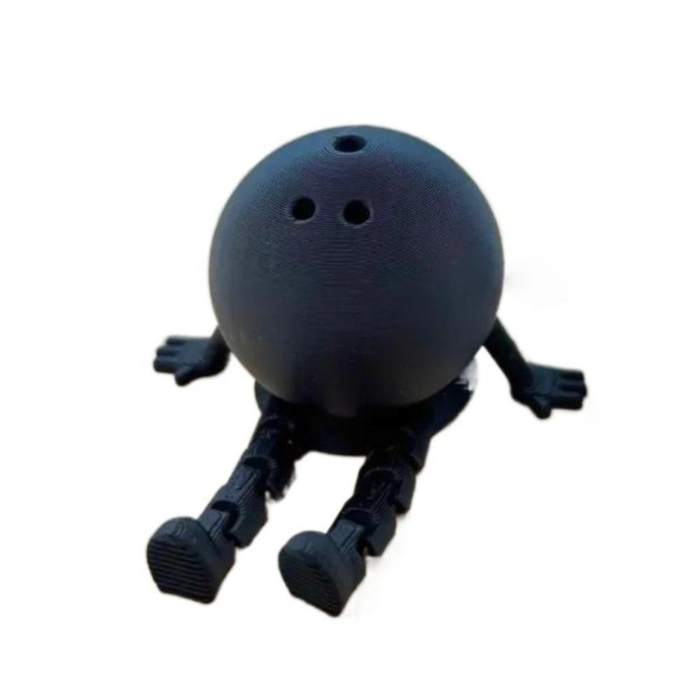 

Unique Desk Ornament Movable Full Articulated Sports Ball Modle New Desk-Figurine Bowling Bowling