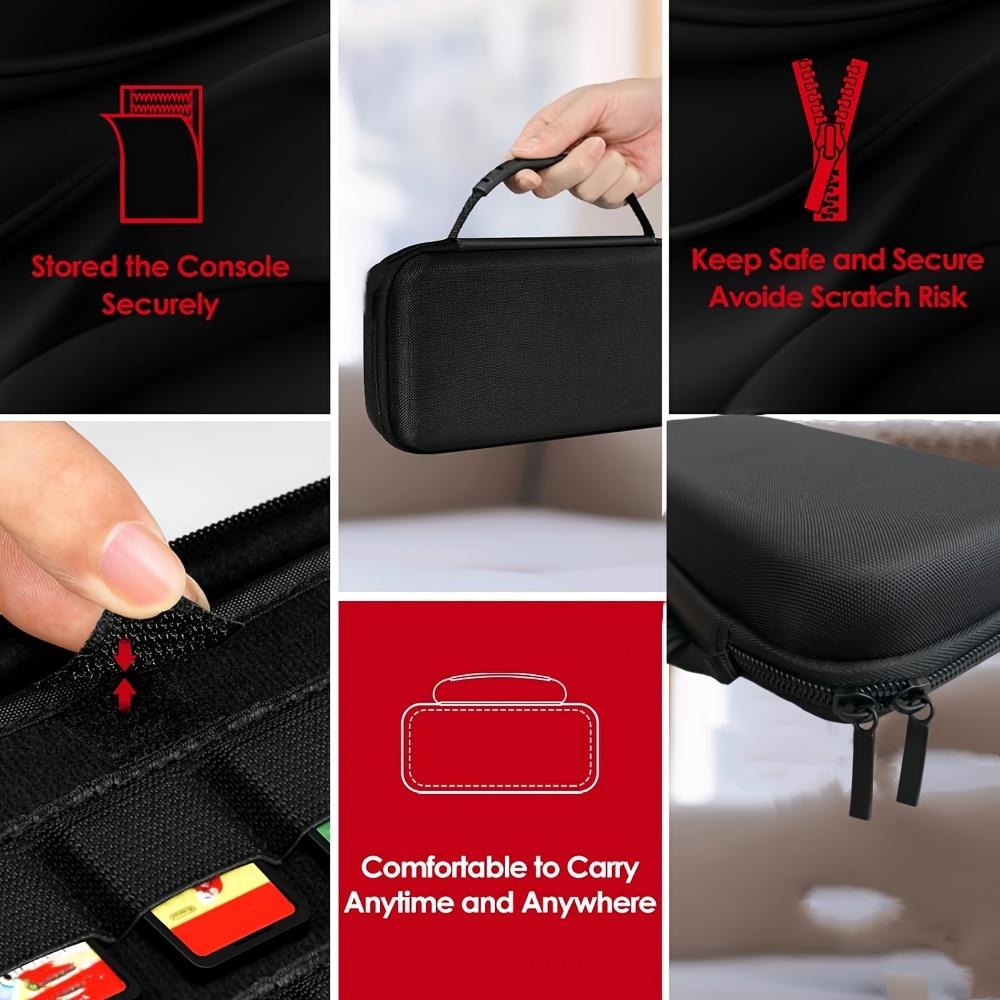 Carrying Case for Switch 2 Model(2025), Portable Carrying Travel Game Bag for Switch 2 Accessories Holds 12 Game Cartridge