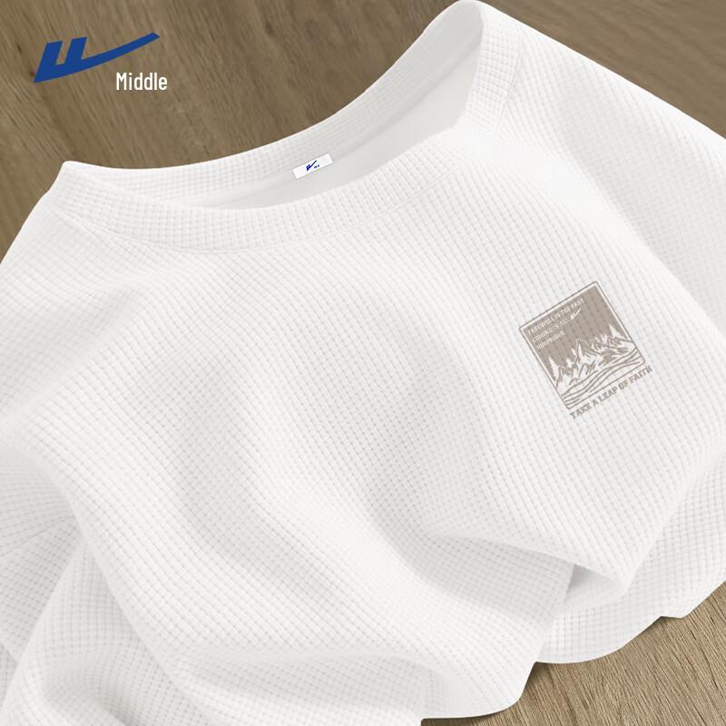 Warrior Men s Summer Loose Waffle Knit Short Sleeve T-Shirt L