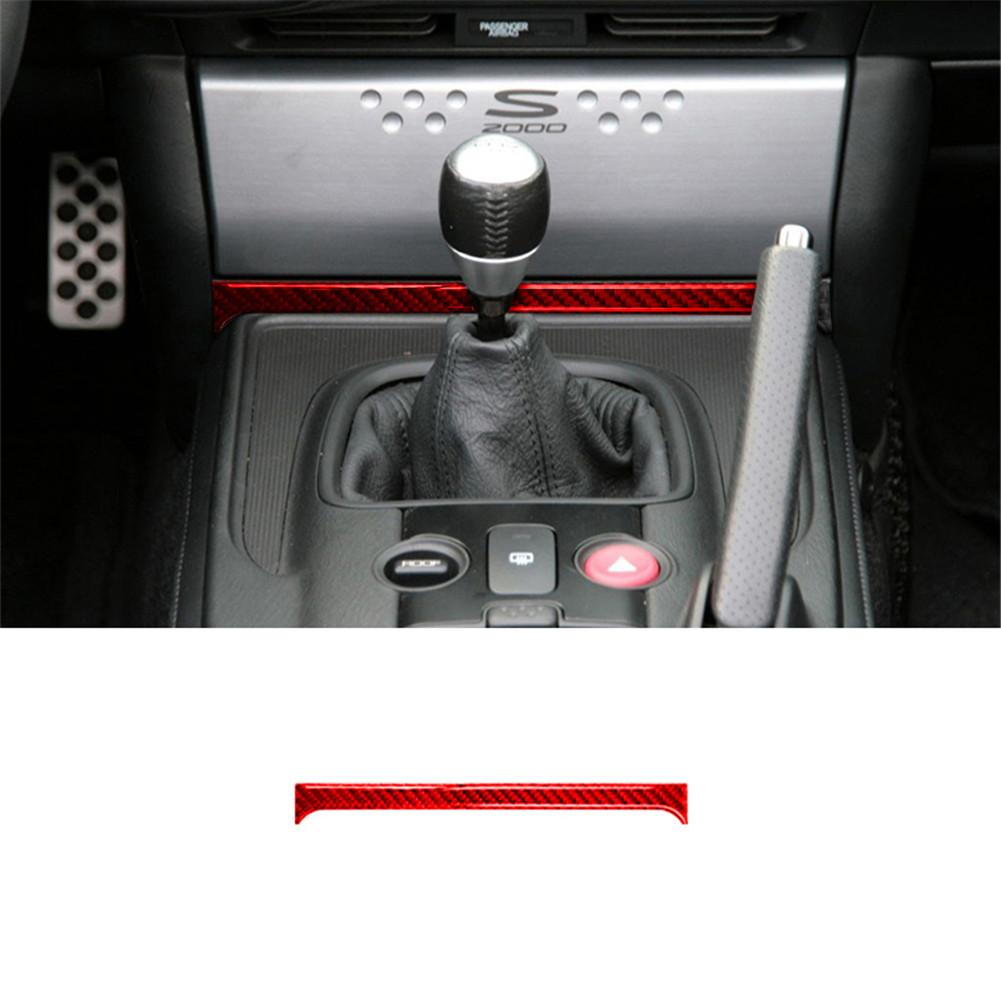 Autocol de protecție roșu pentru decorațiuni interioare pentru Honda S2000 2000-2009 Accesorii auto Fibră de carbon