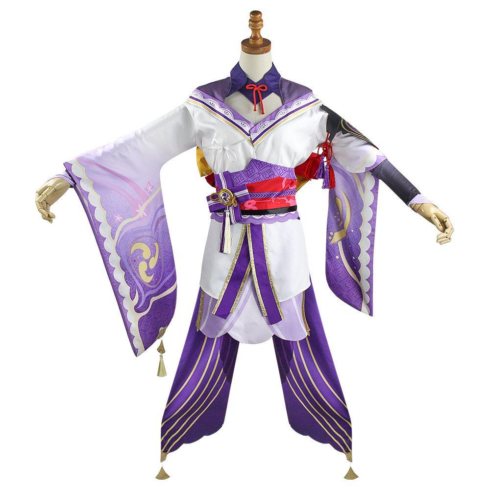 Raiden Genshin Impact Shogun Cosplay Costume Accessory Uniform Halloween Outfits
