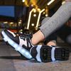 Kid's Luminous  Sneakers Sneakers Led Light Shoes Children's Kids Boys Girls USB Charging Glowing Wheels Parkour Roller Skate Shoes