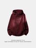 Men's Heavyweight Retro Color Block Embroidered Cardigan Hoodie Jacket
