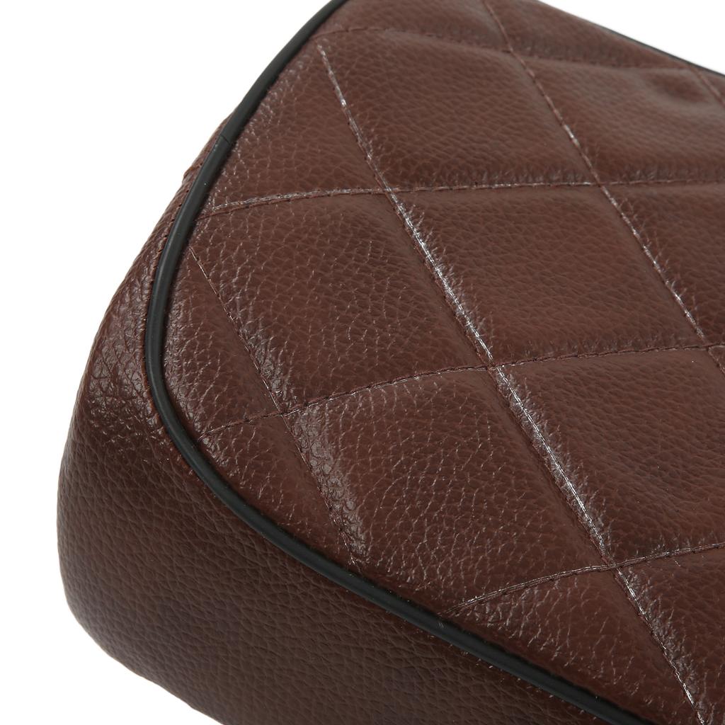 Motorcycle Seat Cushion Hump Shape Vintage Replacement for CB125 CB175 CB200 CB350 CB360 CB400 Brown Diamond Style