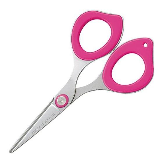KOKUYO Scissors Compact Clippy Pink Hasa-P400P