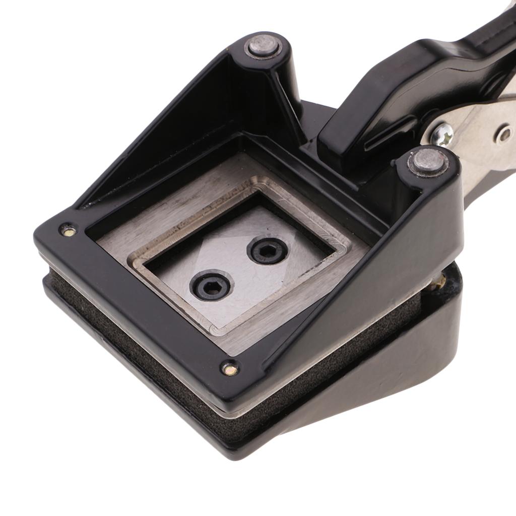 Steel Picture Photo Punch Cutter Precision Tool ID Passport Scrapbooking Photo Cutter Device for Card Making