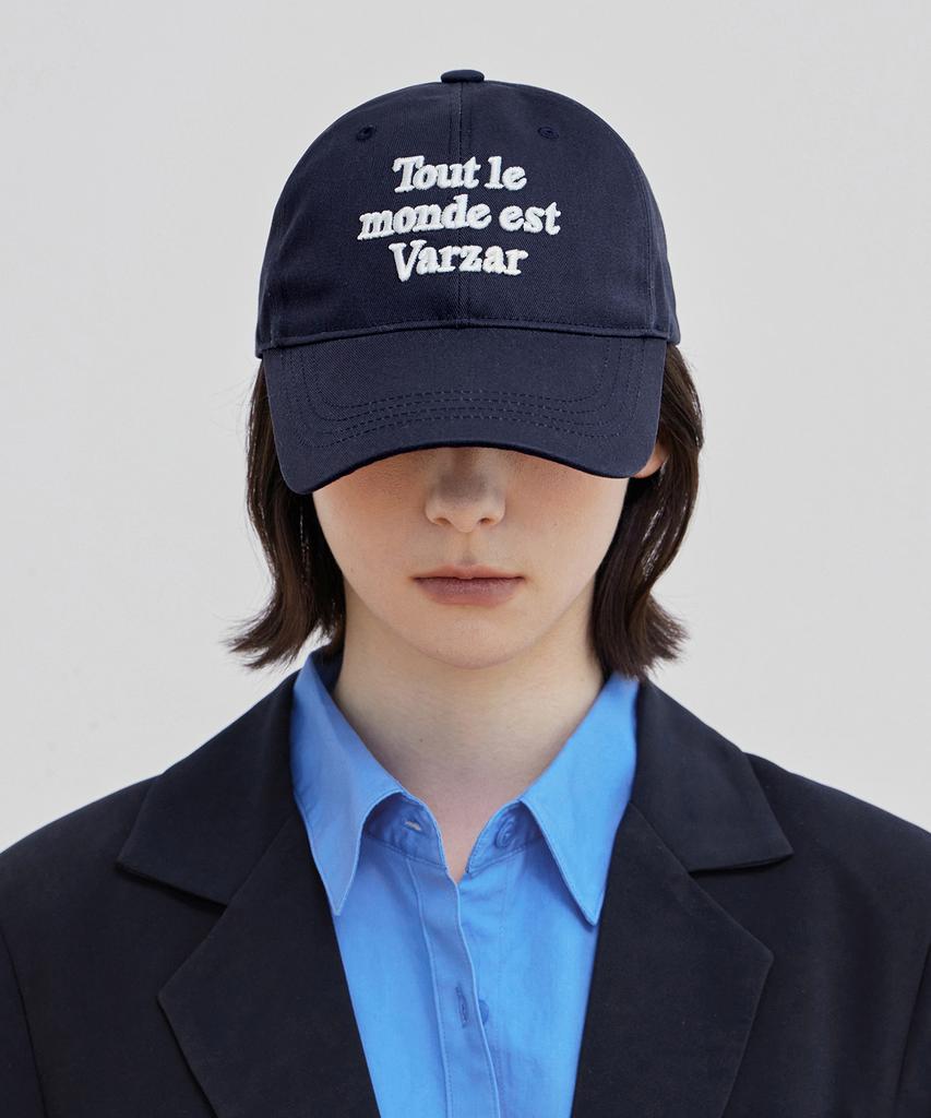 Bajal Tmv Lettering Ball Cap [Twill Navy]