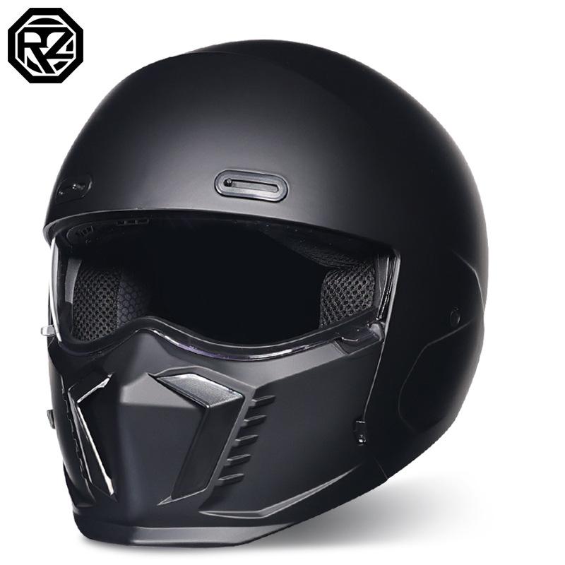 

Oversized Warrior Combination Scorpion Helmet, Vintage Motorcycle Cruiser Helmet, Lightweight Full-Face Helmet M