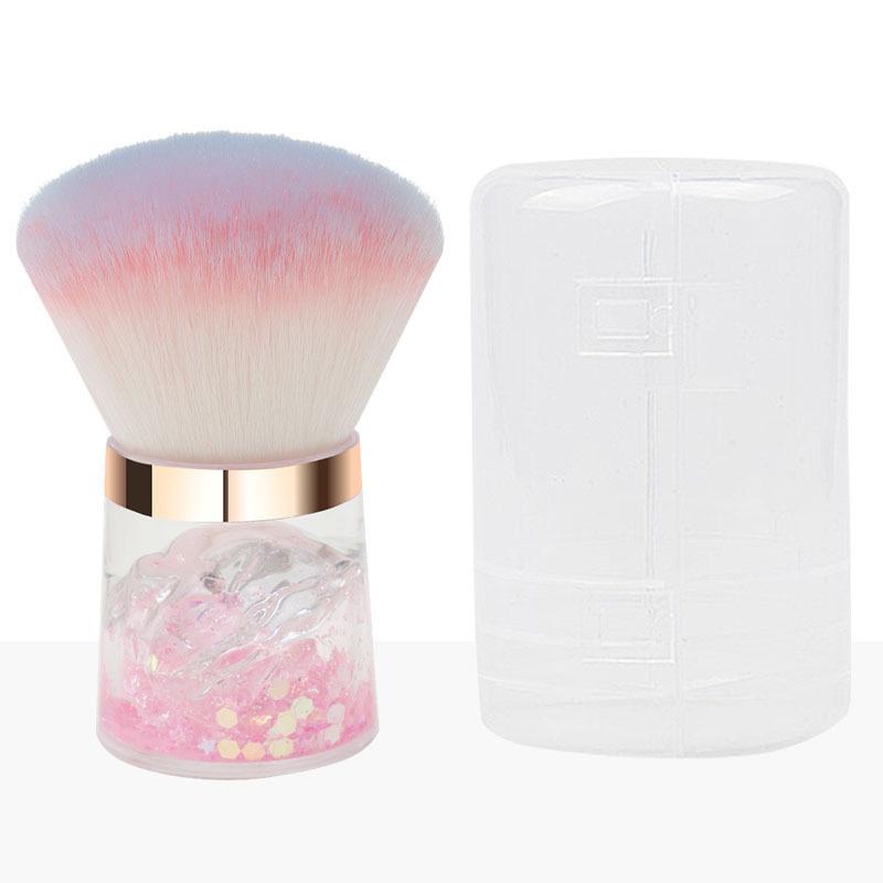 Pennellocipria Libera Testa a Fungo Pennelli Trucco Pennello Grande Cipria Fard Soffice e Morbido Pennello Cosmetico Fard Scolpire Bronzer