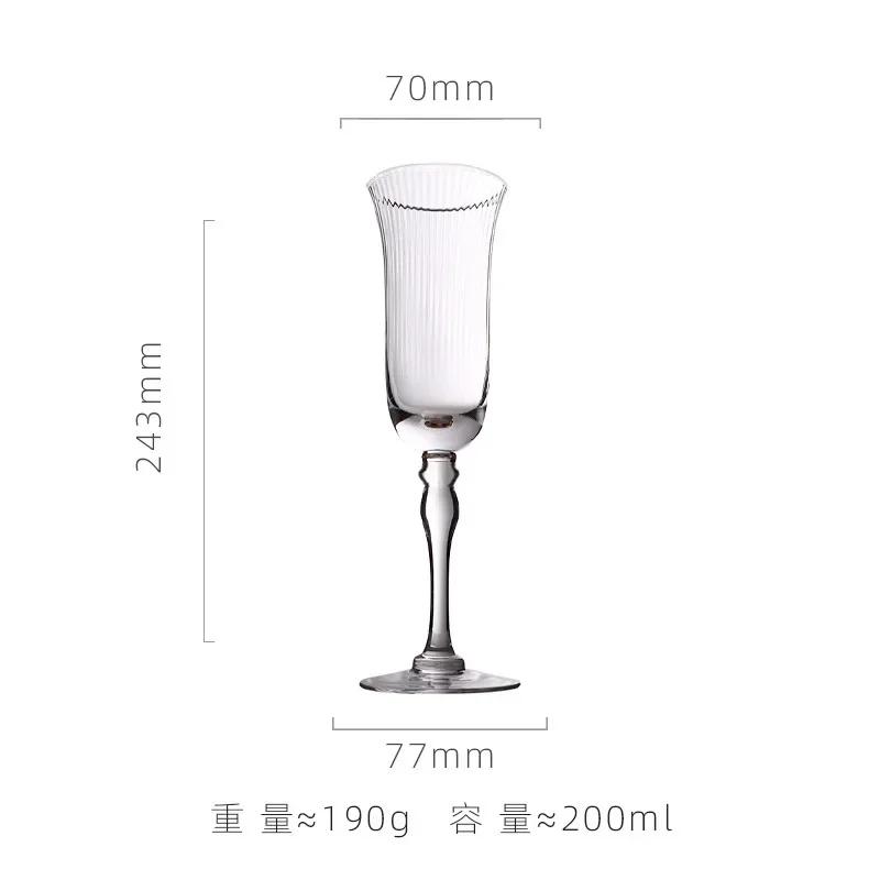Nordic Phnom Penh Wine Glasses Champagne Glasses Model Rooms Wine Utensils Soft Furnishings Table Ornaments Glasses