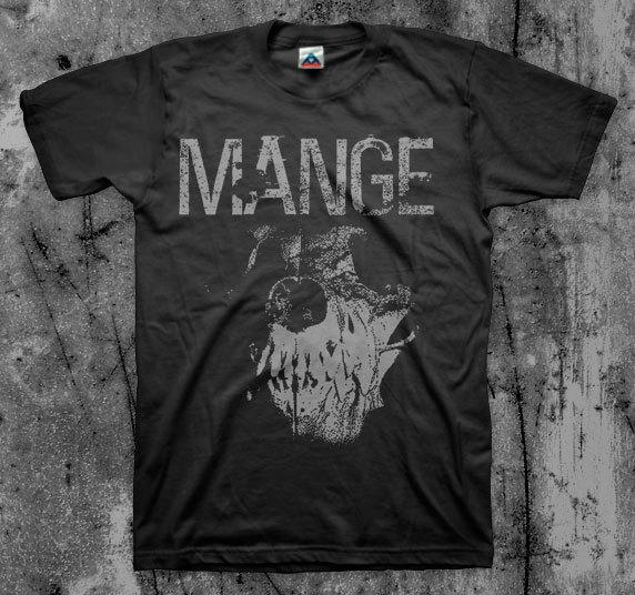 Mange  Dog Skull  shirt Unisex T-Shirt L