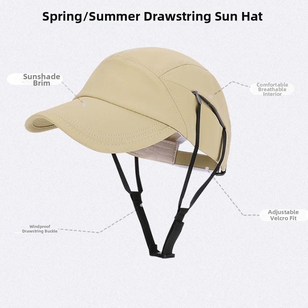 Breathable Windproof Peaked Cap Sunshade Sunscreen Equestrian Hat  Cycling
