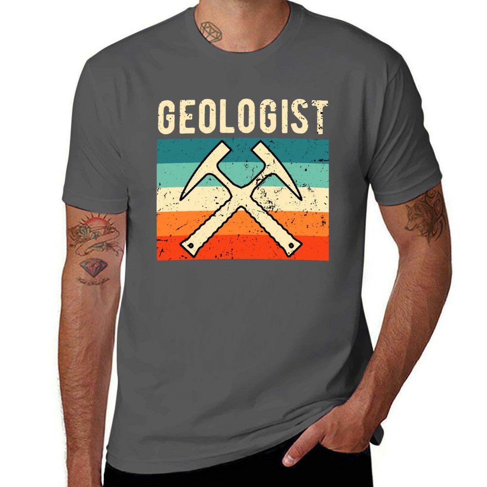 

Retro Vintage Geology Geologist TShirt cotton t shirt man t shirt custom print TShirt 4XL