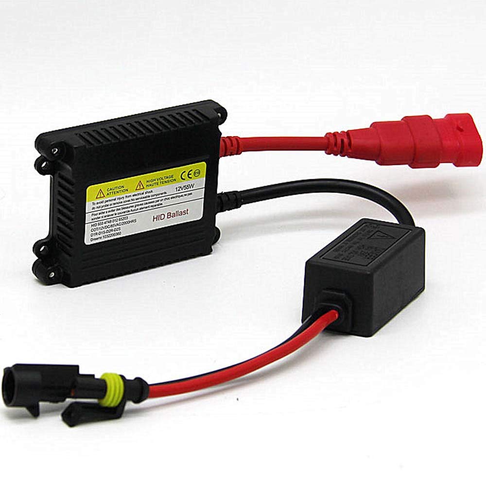 2PCS 12V 55W Digital Car HID Replacement Slim Ballast 880881 for H1 H3 H7 H11 9005 9006 H4 4300k 6000k 8000k HID Xenon Ballast Kit
