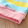 Girls' Rainbow Suit Girl Baby Spring and Autumn Models Children's All-match Jacket Casual Pants Sports Sets Two-piece Suit