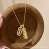 Copper Coin Pixiu Vajra Pestle Necklace Women'S National Style Pendant Attracts Wealth And Treasures, High-End Collarbone Chain Light Luxury
