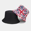 Spring and Summer Cotton Print Bucket Hat Fisherman Hat Outdoor Travel Sun Cap for Men and Women 129