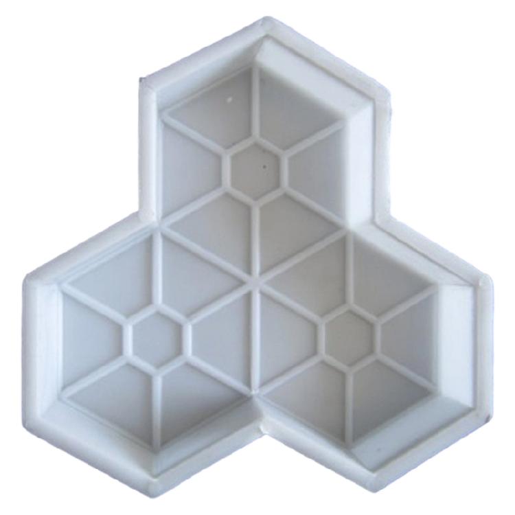 Plastic Garden Yard Paving Molds Brick Mould Reusable Cement Brick Stone Road Concrete Maple Leaves Pathway Pavement Molds