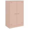 VidaXL Buffet rose 67x39x107 cm acier, armoire, armoire latérale, armoire de rangement, armoires, placard, buffet haut, 841662