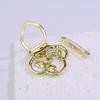 Korean Style Cute Lucky Clover Brooch for Women's Scarves and Clothes