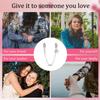 Genuine Copper Love Bow Rubber Plug Safety Bead Elements Decorative Charms Jewelry Creation Suitable For Authentic Bracelet Style Necklace Piece For